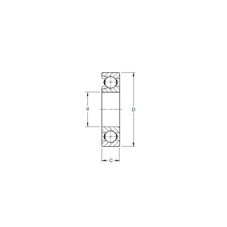 Подшипник 230W чертеж