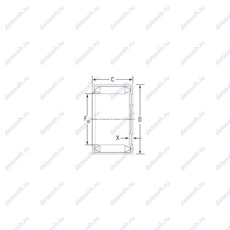 Подшипник M-16161 чертеж