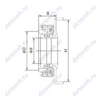 Чертеж подшипника 60SCRN31T
