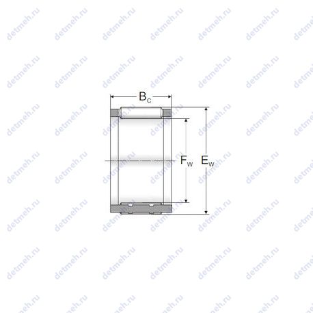 Подшипник BHA 118 Z чертеж