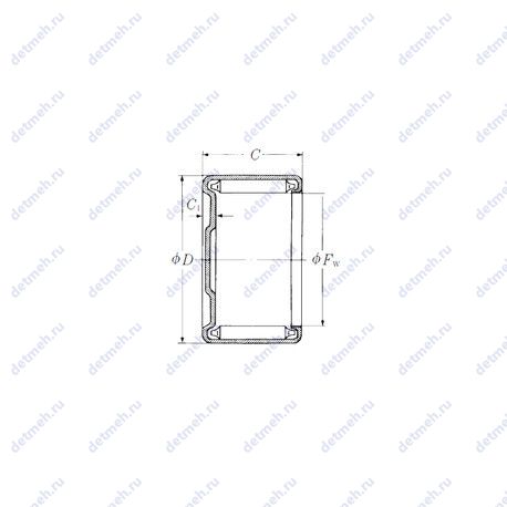 Подшипник MJ-2281 чертеж