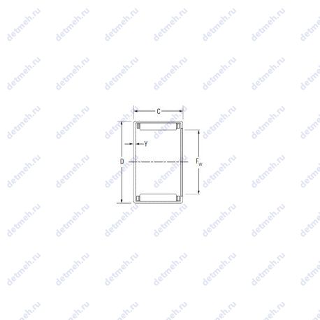 Подшипник MJH-571 чертеж