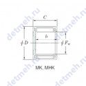 Чертеж подшипника MK26101