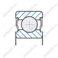 Чертеж подшипника 6206EE