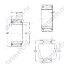 Чертеж подшипника MR9612040+MI-809640