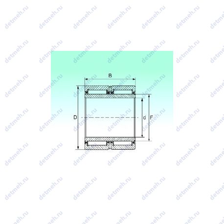 Подшипник NA 6909 ZW чертеж