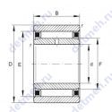 Чертеж подшипника NAO15X32X12-IS1