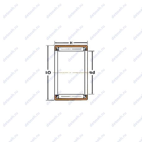Подшипник 10 HGM 15 10 чертеж