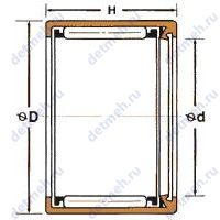 Чертеж подшипника 10 HR 14 15