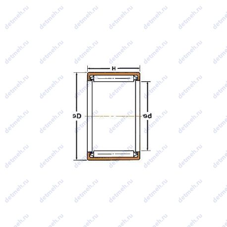 Подшипник 12 HGM 18 10 чертеж