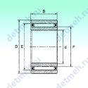 Чертеж подшипника NAO 35x57x20.5