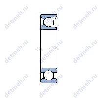 Чертеж подшипника 209