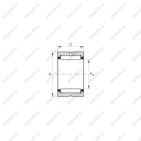 Подшипник NCS2220 чертеж