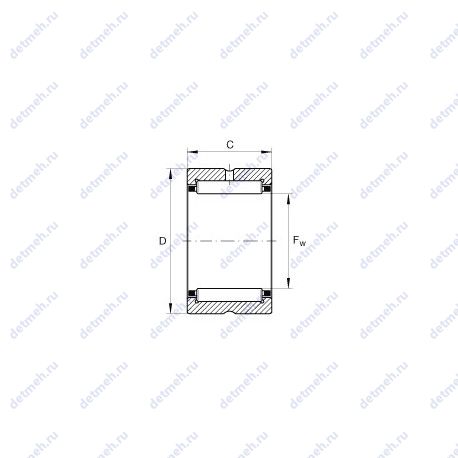 Подшипник NCS2420 чертеж