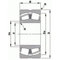 Чертеж подшипника 22228KCJW33