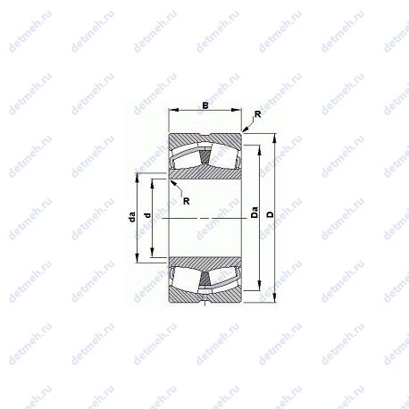 Подшипник 24138CJ чертеж