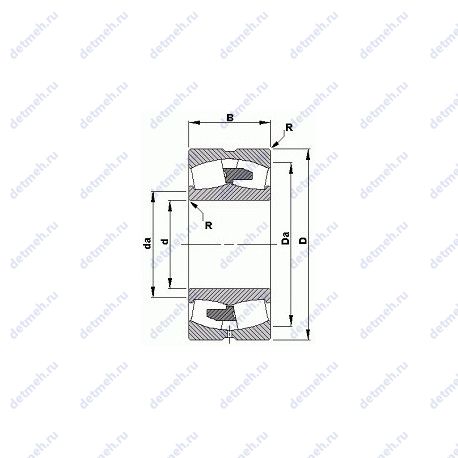 Подшипник 24188YMB чертеж