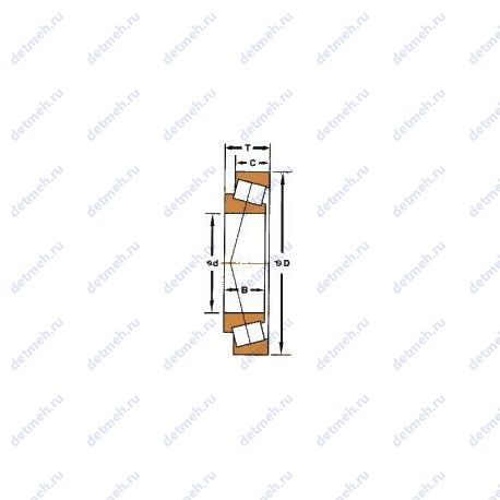 Подшипник 30319 D чертеж