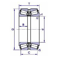 Чертеж подшипника 32248T284 J2/HA1DB