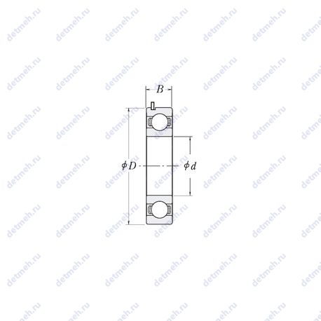 Подшипник 83746ASH4-9TC3 чертеж