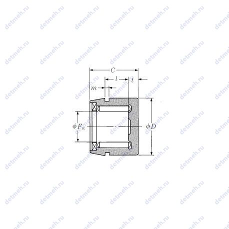 Подшипник NSA02903 чертеж