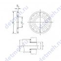 Чертеж подшипника NTA-1220