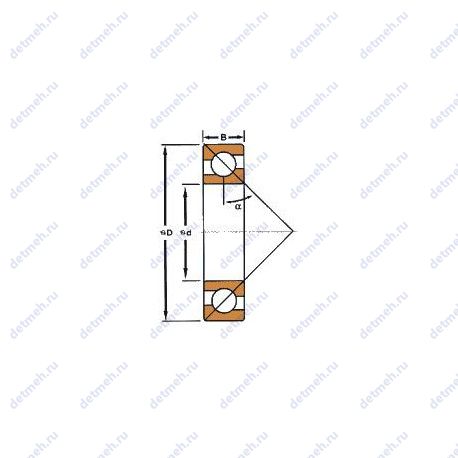 Подшипник 7918 чертеж