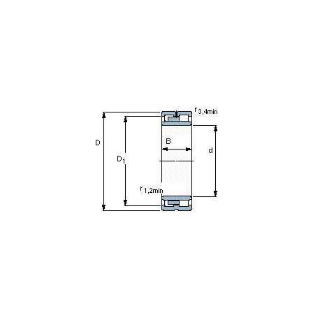 Подшипник BC2B 326061/HA1 чертеж