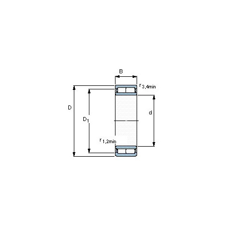 Подшипник BC2B 326131/HB1 чертеж