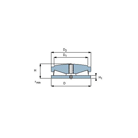 Подшипник BFS 8001/HA4 чертеж