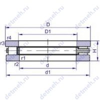 Чертеж подшипника BGSB 358235