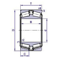 Чертеж подшипника BT2B 332752