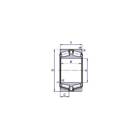 Подшипник BT2B 334017/HA5 чертеж