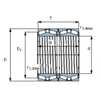 Чертеж подшипника BT4B 331077 AG/HA1