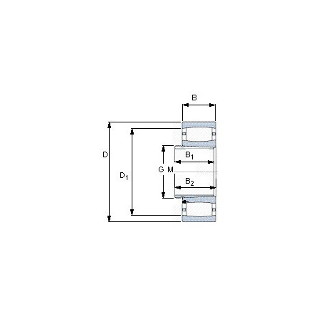 Подшипник C 3138 K чертеж