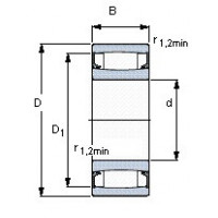 Чертеж подшипника C 4030-2CS5V