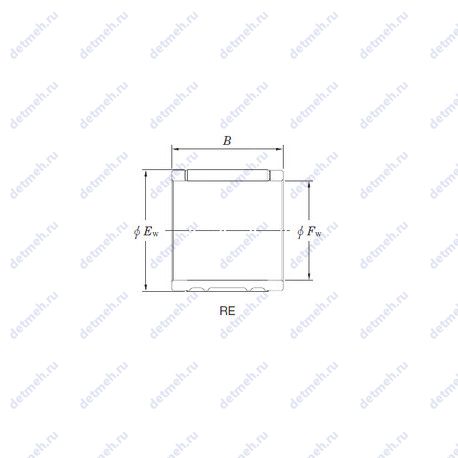 Подшипник RE151917BL3 чертеж