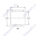 Чертеж подшипника RE151917BL3
