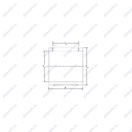 Подшипник RE162020AL2 чертеж