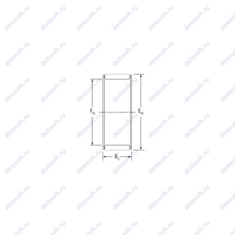 Подшипник RF252917 чертеж