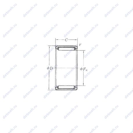 Подшипник RLM1010 чертеж