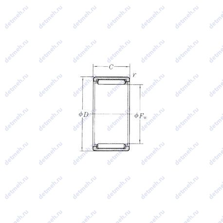 Подшипник RLM425220-1 чертеж