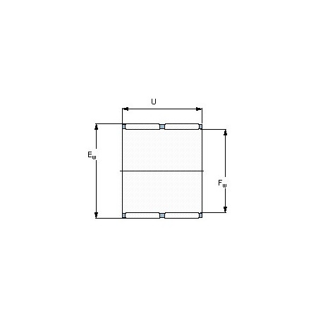 Подшипник K 32X40X42 ZWTN чертеж