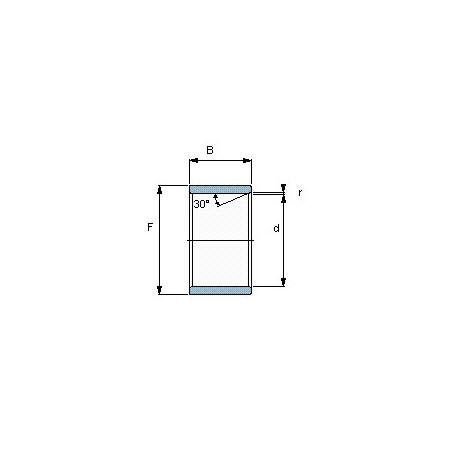 Подшипник LR 7X10X10.5 чертеж