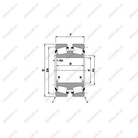 Подшипник M280049D/M280010 чертеж