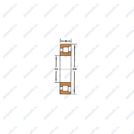 Подшипник NF 204 чертеж