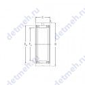 Чертеж подшипника RNA2210