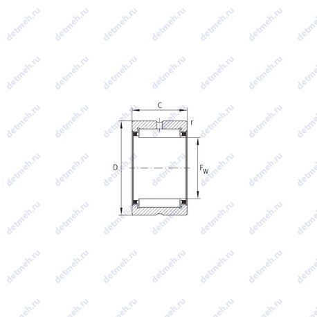 Подшипник RNA4832-XL чертеж