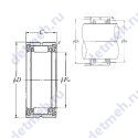 Чертеж подшипника RNA4900LL