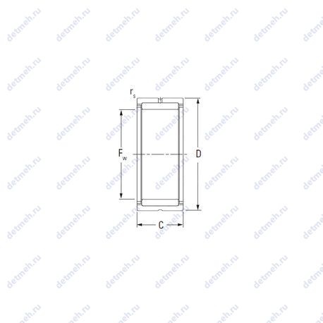 Подшипник RNA4904ARD чертеж